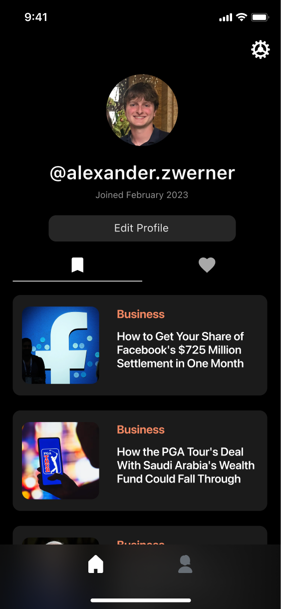 User Profile & Streaks