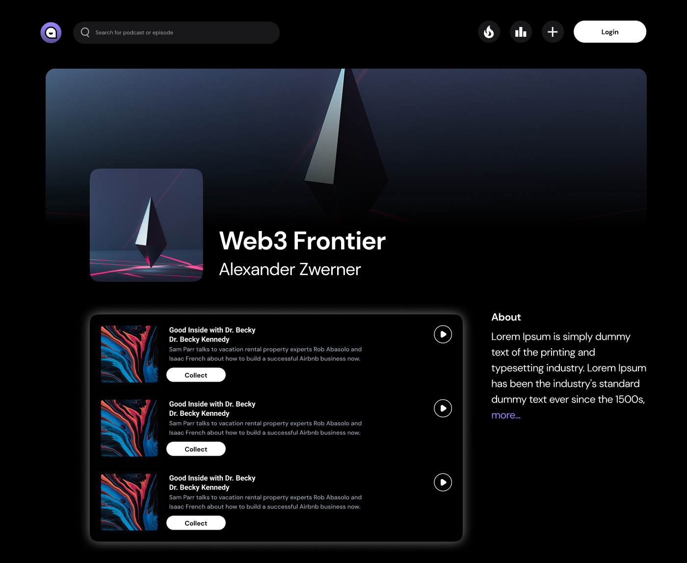 Show Channel Page